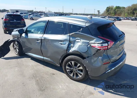 2017 Nissan Murano Sl из США, поврежденный, VIN 5N1AZ2MG8HN156293